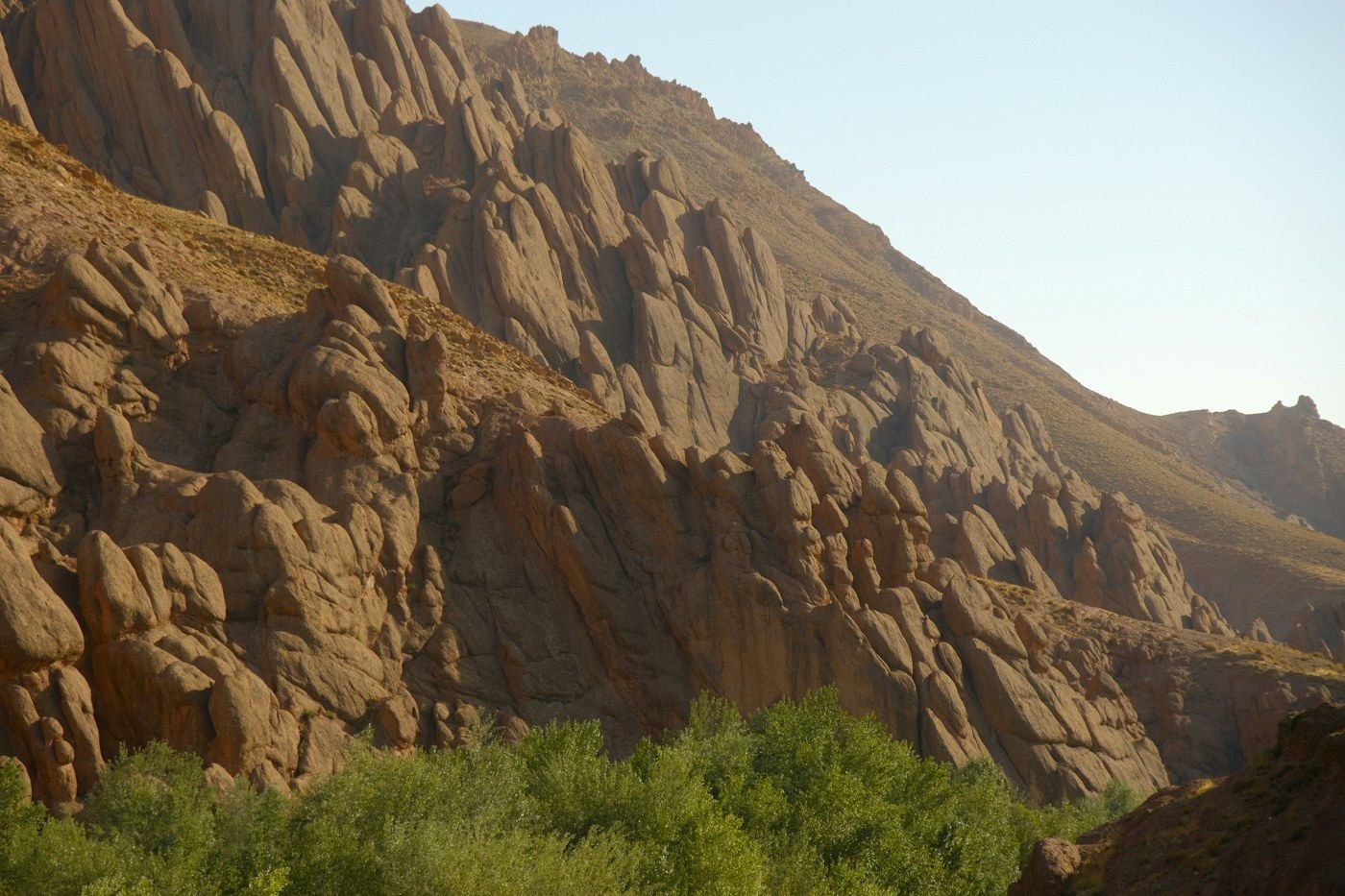 Rugged mountains in Dades Gorge