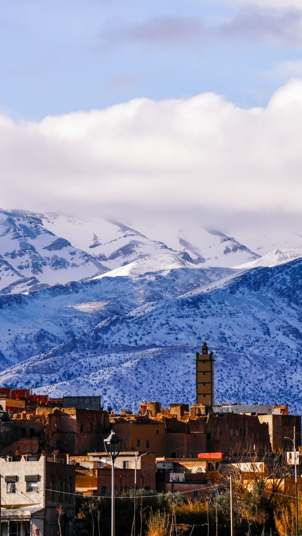 Midelt village beneath the Atlas Mountains