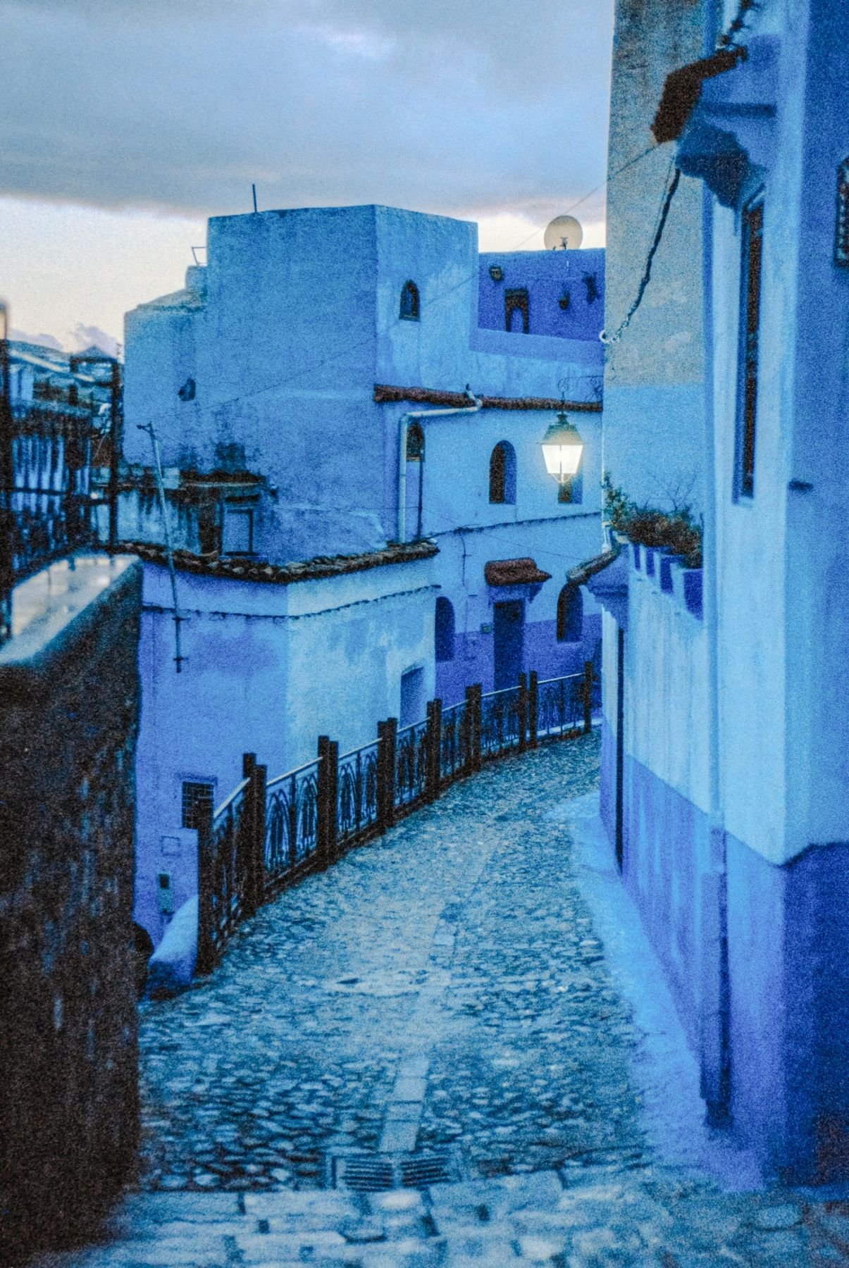 Blue alley in Chefchaouen