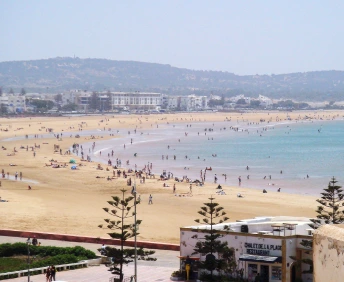 Sandy beach