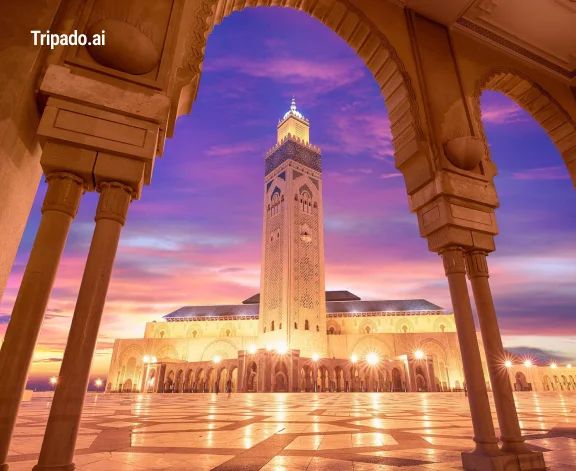 Arrival in Casablanca