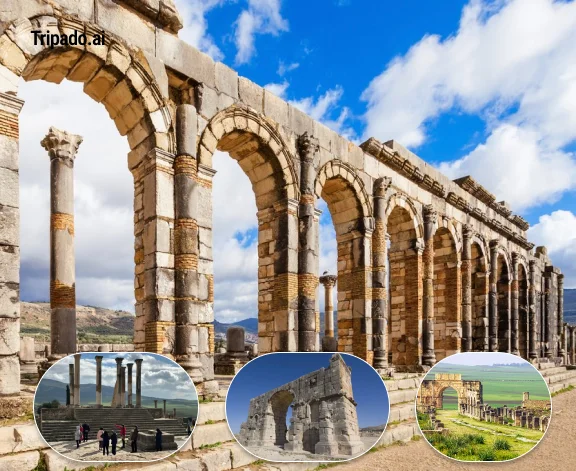 Chefchaouen to Fes via Volubilis and Meknes