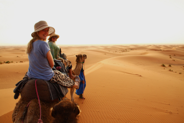 let's try this perfect activity of camel tricking in merzouga