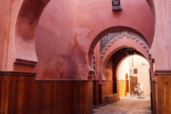 Explore the historic marketplace of Marrakesh's traditional port
